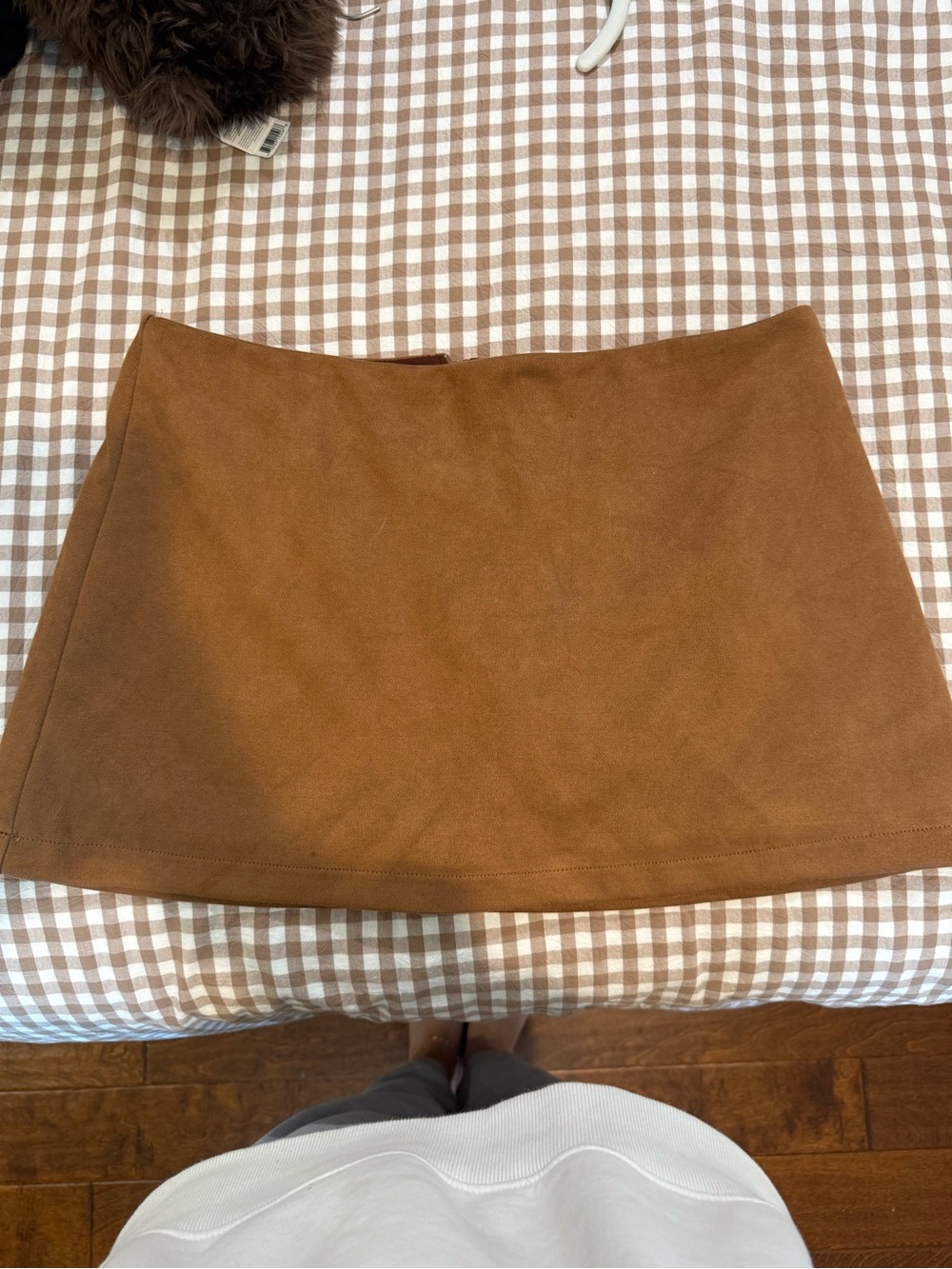 Shyanne Camel Brown Mini Skort